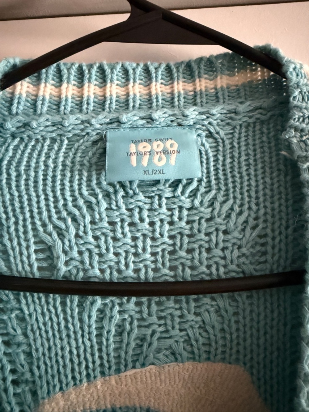 Taylor Swift 1989 Knit Cardigan Sweater - Aqua Blue Never Worn - New Condition - Picture 3 of 4
